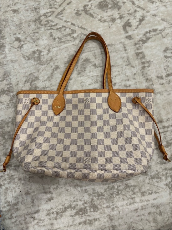 Louis Vuitton Handbags - Louis Vuitton Damier Azur Canvas Tote with Vachetta Trim